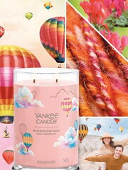 Yankee Candle Pink Signature Large Tumbler Watercolour Skies Scented Candle - Image 3 of 5