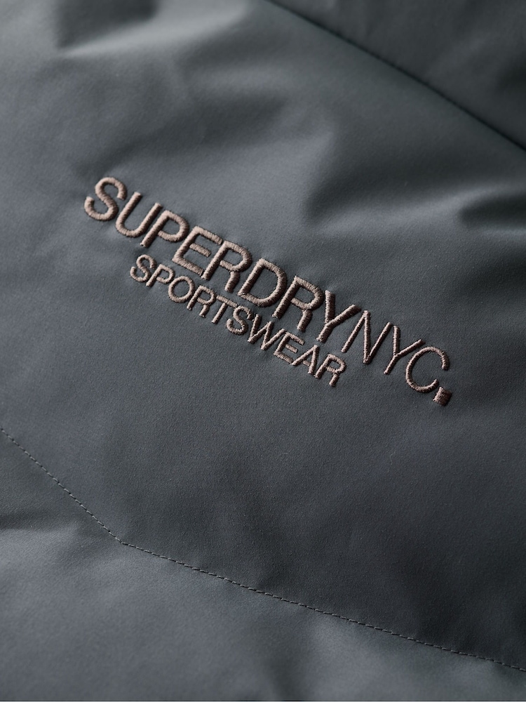 Superdry Ebony City Mid Length Padded Jacket - Image 5 of 5