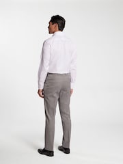 TM Lewin White Regular Fit Non-Iron Regular Plain Twill Single Cuff Shirt - Image 2 of 4