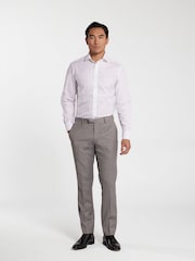 TM Lewin White Regular Fit Non-Iron Regular Plain Twill Single Cuff Shirt - Image 3 of 4