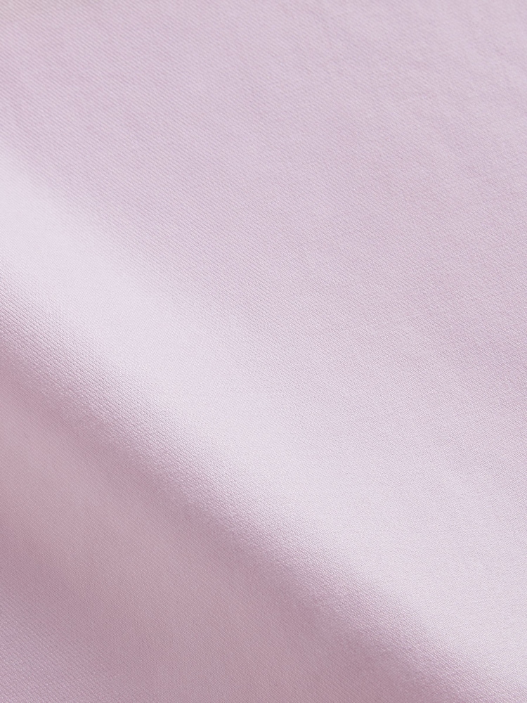 TM Lewin Pink Tailored Fit Non-Iron Regular Plain Twill Double Cuff Shirt - Image 7 of 7