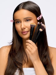 Brush Works Black On-The-Go Travel Makeup Brush Set - Image 2 of 5