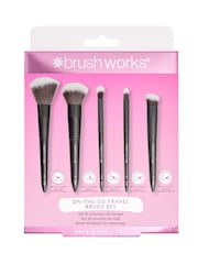 Brush Works Black On-The-Go Travel Makeup Brush Set - Image 5 of 5