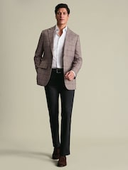 Charles Tyrwhitt Red Wool Texture Jacket - Image 2 of 5