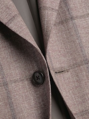 Charles Tyrwhitt Red Wool Texture Jacket - Image 5 of 5