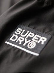 Superdry Black Hooded 5 Baffle Sports Puffer Jacket - Image 8 of 9