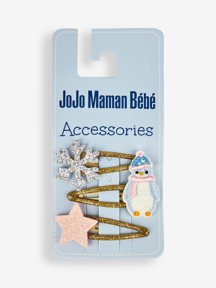 Bela s pingvini - JoJo Maman Bébé Christmas Clips 3 Pack - Slika 2 iz 2