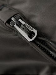 Superdry Black Hooded Sports Puffer Bomber Jacket - Image 5 of 5