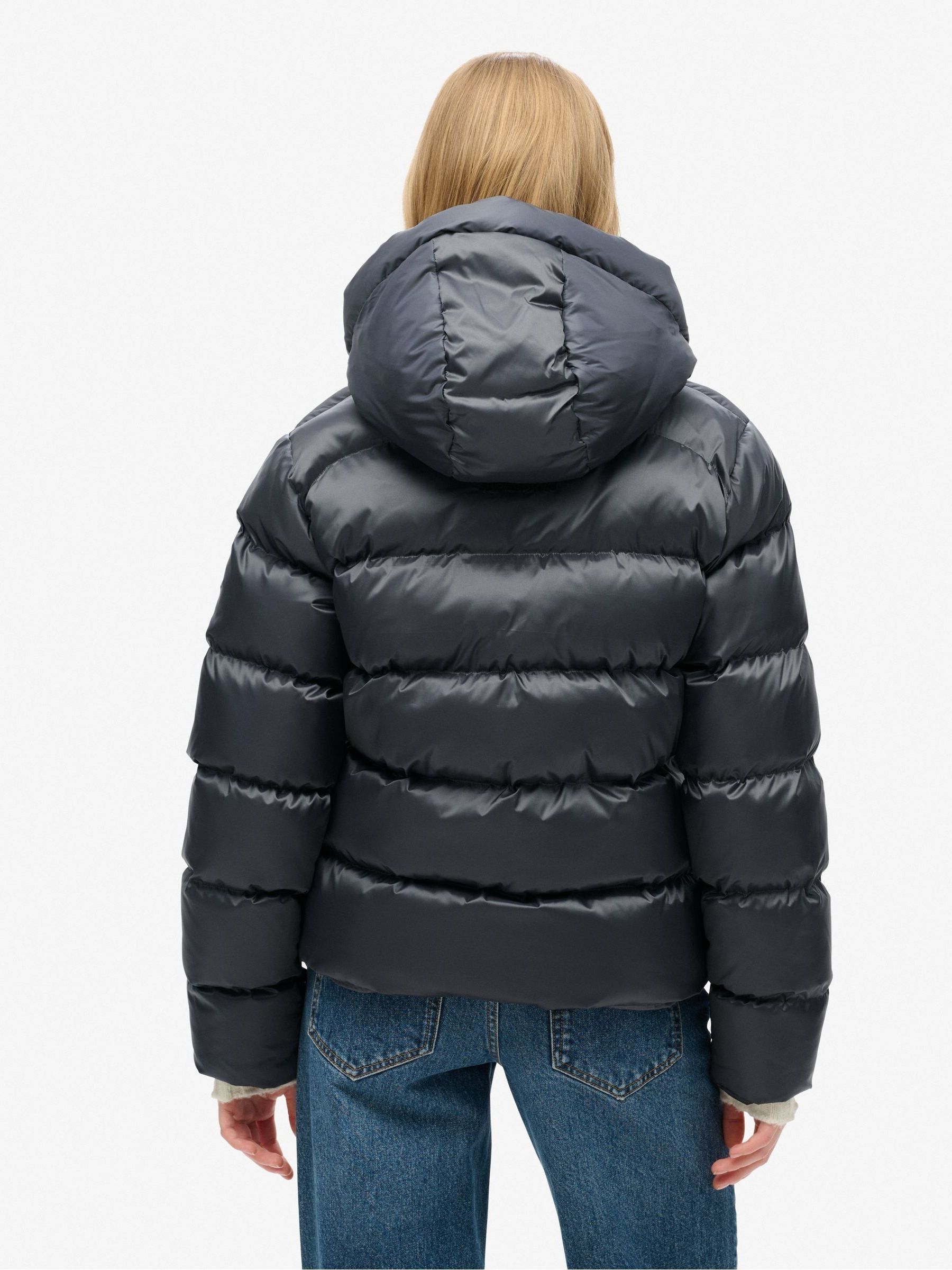 Sheeny hooded puffer jacket online