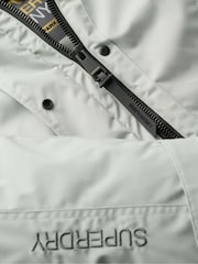 Superdry Puritan Grey City Padded Parka Jacket - Image 3 of 3