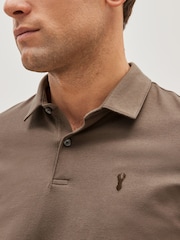 Black/Neutrals Regular Fit Short Sleeve Jersey Polo Shirts 3 Pack - Image 13 of 13
