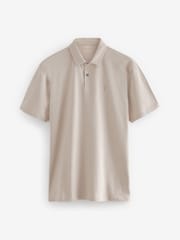 Black/Neutrals Regular Fit Short Sleeve Jersey Polo Shirts 3 Pack - Image 4 of 13