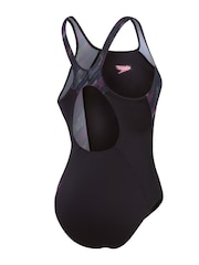 Speedo Black Womens HyperBoom Splice Muscleback Swimsuit - Image 10 of 13