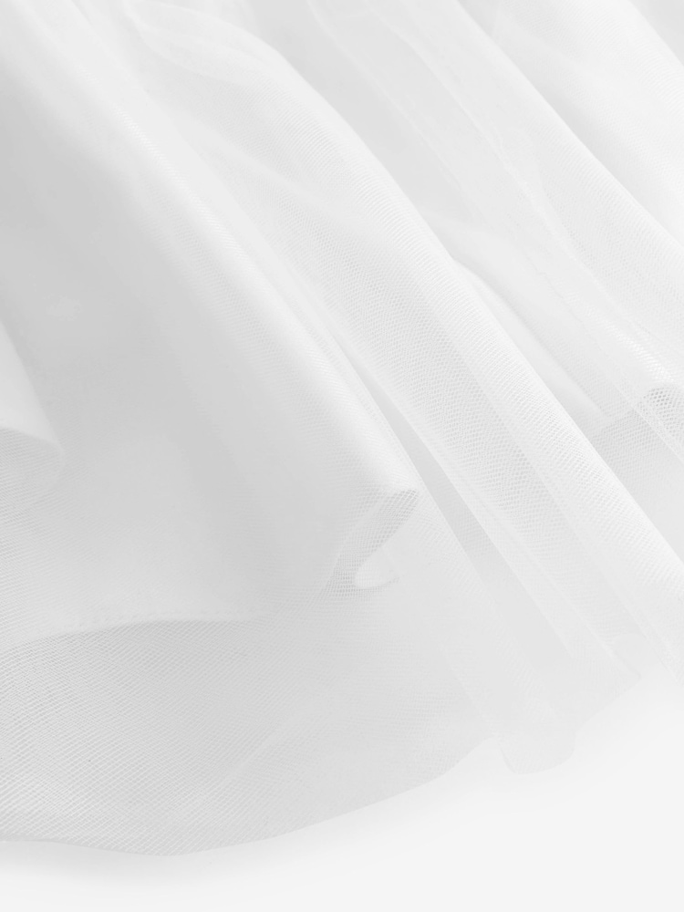 White Flower Girl Bow Dress (3mths-16yrs) - Image 9 of 9