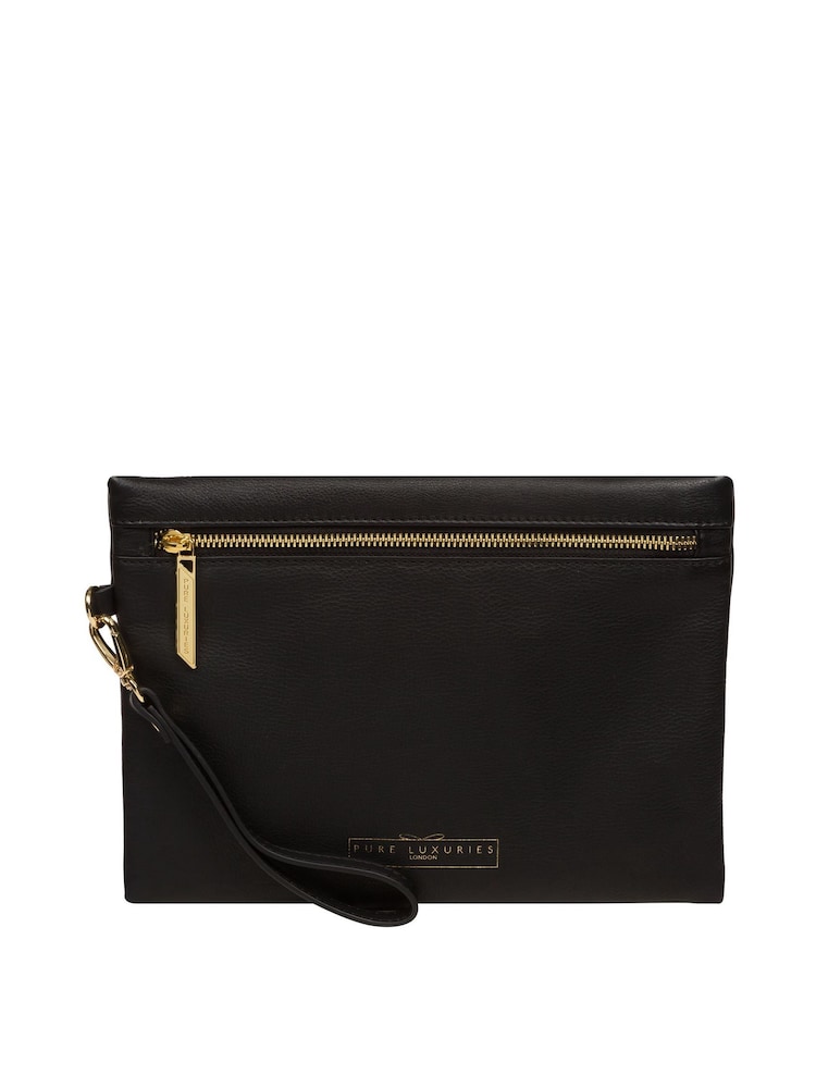 Pure Luxuries London Chalfont Leather Clutch Bag - Image 3 of 7