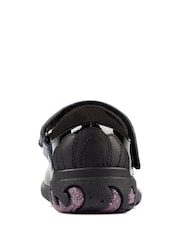 Clarks Black Sea Shimmer Wide Fit Shoes - Image 4 of 6