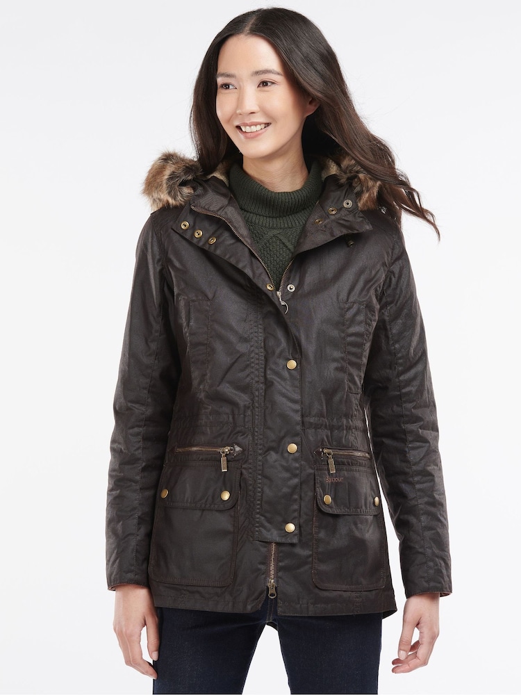 Barbour® Brown Kelsall Wax Jacket - Image 1 of 6