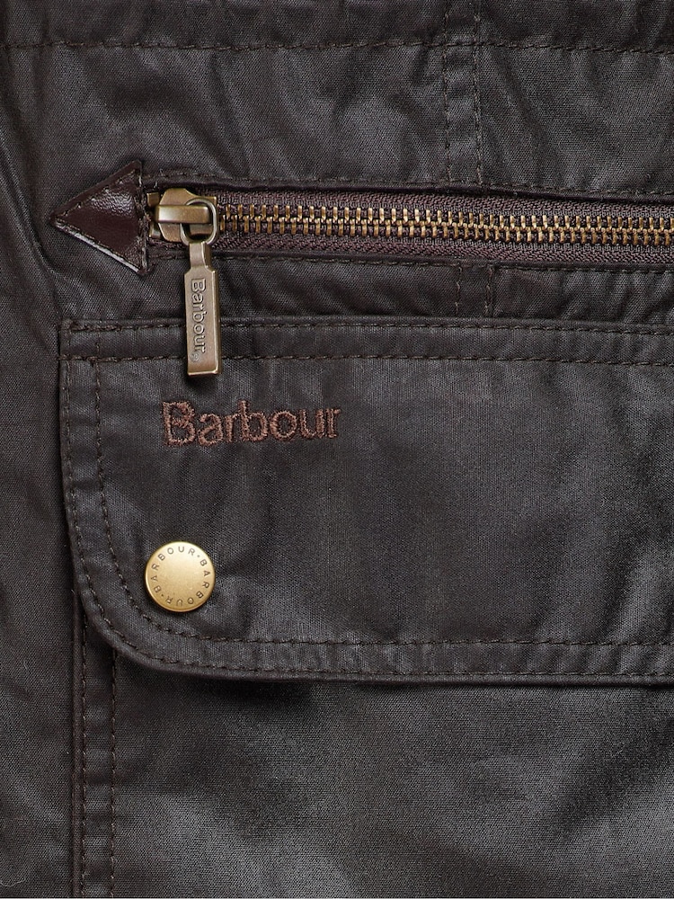 Barbour® Brown Kelsall Wax Jacket - Image 6 of 6