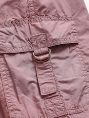 Raspberry Pink Jersey Lined Parachute Cargo Trousers (3-16yrs) - Image 10 of 10