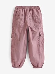 Raspberry Pink Jersey Lined Parachute Cargo Trousers (3-16yrs) - Image 8 of 10