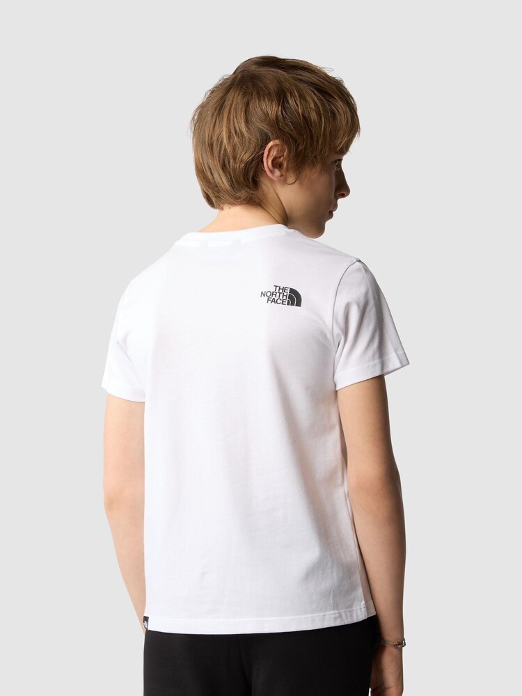 The North Face White Teen Simple Dome Short Sleeve T-Shirt - Image 2 of 4