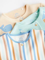 Multi Stripe Baby Sleepsuits 3 Pack (0mths-3yrs) - Image 3 of 7