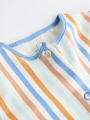 Multi Stripe Baby Sleepsuits 3 Pack (0mths-3yrs) - Image 5 of 7