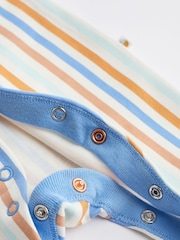 Multi Stripe Baby Sleepsuits 3 Pack (0mths-3yrs) - Image 6 of 7