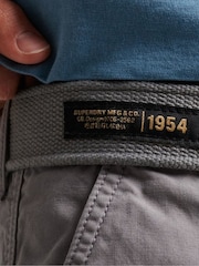 Superdry Grey Heavy Cargo Shorts - Image 4 of 9