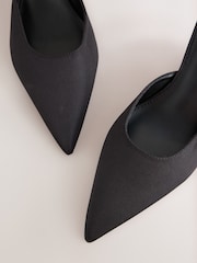 Black Forever Comfort® Closed Curvy Wedge Mules - Image 8 of 9