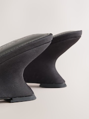 Black Forever Comfort® Closed Curvy Wedge Mules - Image 9 of 9