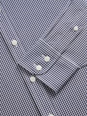 Mavi - Normal Fit - TM Lewin Non-Iron Regular Gingham Poplin Single Cuff Shirt - 8şəkildən 7 şəkil