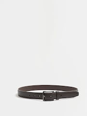 River Island Brown River Island Smooth Buckle Brown Belt - Image 1 of 2