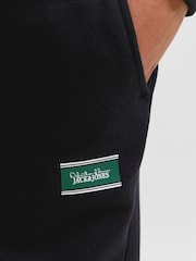 JACK & JONES JUNIOR Black Crew Neck Sweat Top and Open Hem Tracksuit Set - Image 3 of 7