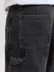 JACK & JONES JUNIOR Black Baggy Fit Alex Carpenter Jeans - Image 6 of 8