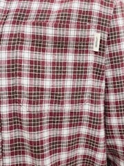 JACK & JONES JUNIOR Brown Checked Loose Fit Flannel Shirt - Image 7 of 7
