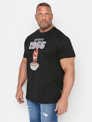 BadRhino Big & Tall Black 100% Cotton T-Shirt - Image 1 of 3