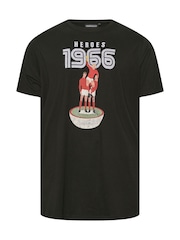 BadRhino Big & Tall Black 100% Cotton T-Shirt - Image 2 of 3