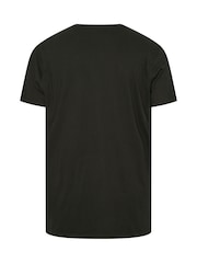 BadRhino Big & Tall Black 100% Cotton T-Shirt - Image 3 of 3