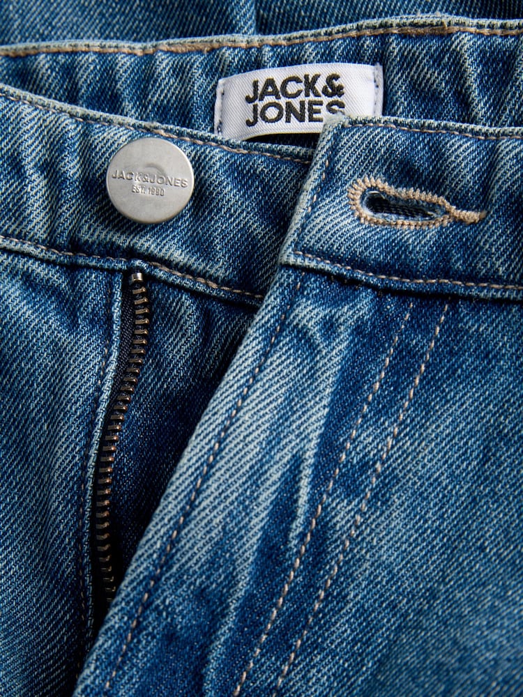 JACK & JONES JUNIOR Blue Baggy Fit Alex Carpenter Jeans - Image 11 of 11