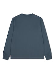 Levi's® Blue Batwing Chest Hit Long Sleeve T-Shirt - Image 2 of 4