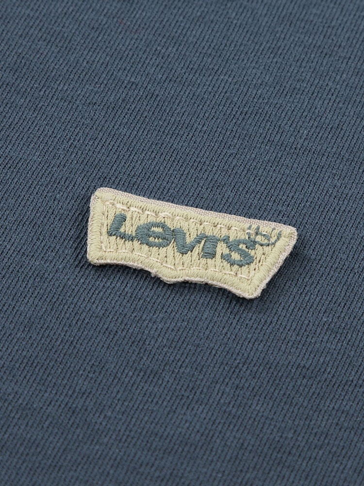 Levi's® Blue Batwing Chest Hit Long Sleeve T-Shirt - Image 4 of 4