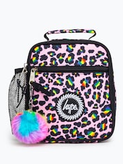 Hype. Disco Leopard Pom Pom Lunch Bag - Image 1 of 7