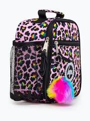 Hype. Disco Leopard Pom Pom Lunch Bag - Image 3 of 7