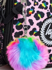 Hype. Disco Leopard Pom Pom Lunch Bag - Image 7 of 7