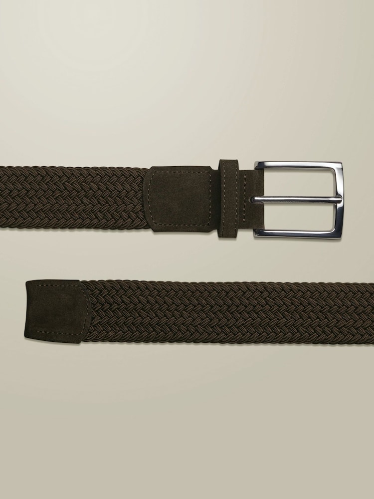 Charles Tyrwhitt Brown Stretch Belt - Image 2 of 2