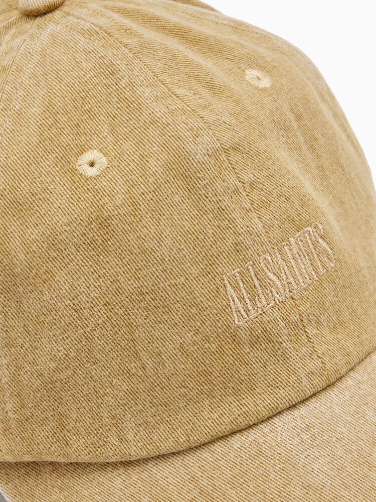 AllSaints Natural 100% Cotton State Distress Hat - Image 4 of 4
