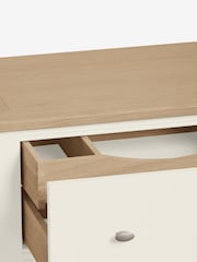 Chalk White Hampton Painted Oak Collection Luxe 4 Drawer Chest - Image 12 of 13
