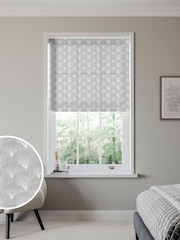 Ash Grey Kilim Sheer Made to Measure Roller Blind - Image 1 of 6