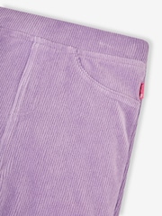 JoJo Maman Bébé Lilac Purple & Fuchsia Pink 2-Pack Jersey Cord Jeggings - Image 4 of 8